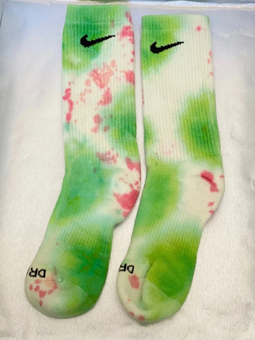 Apple Lolli Tie Dye Crew Socks Adult Medium